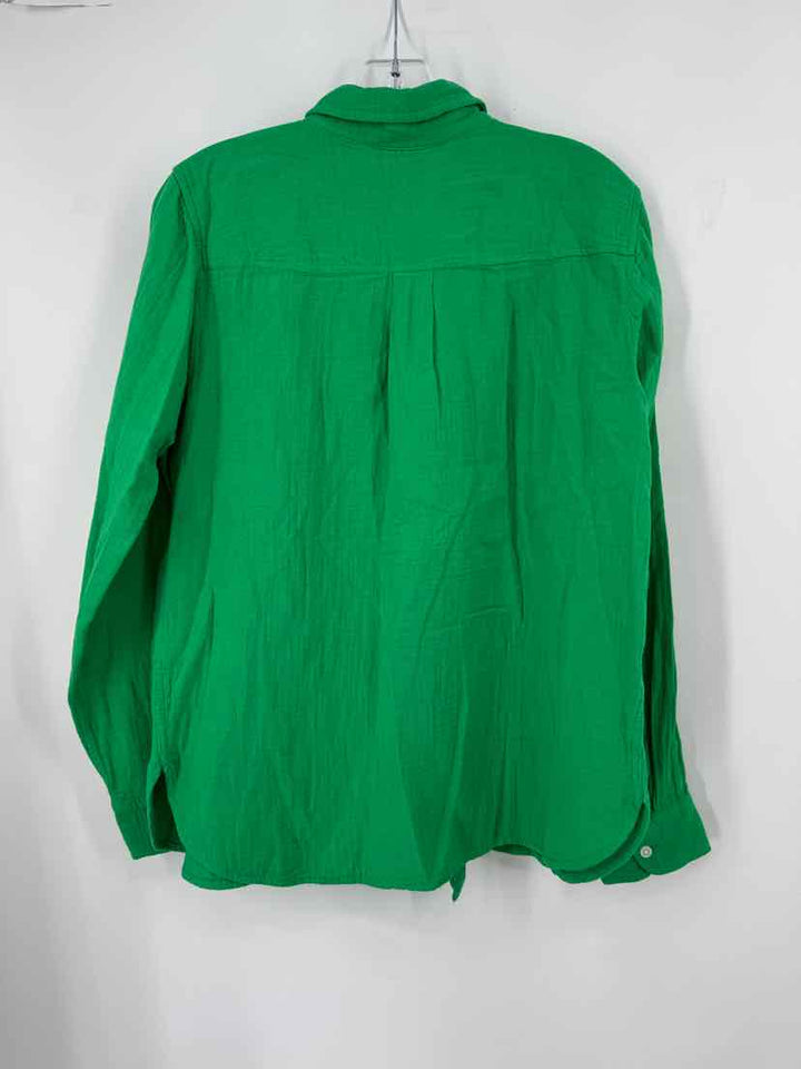 Size M J Crew Green Shirt