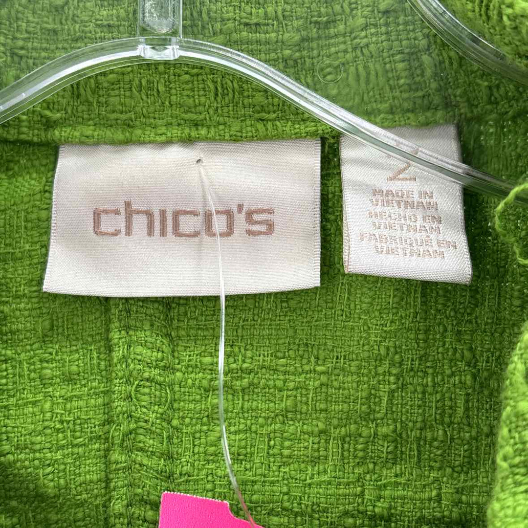 Size L Chico's Green Blazer