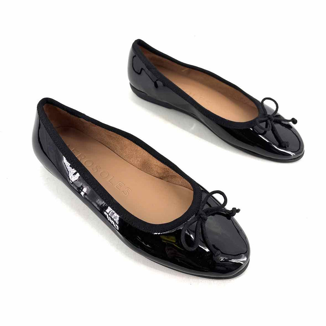 Shoe Size 9 AEROSOLES Black PATENT Flats