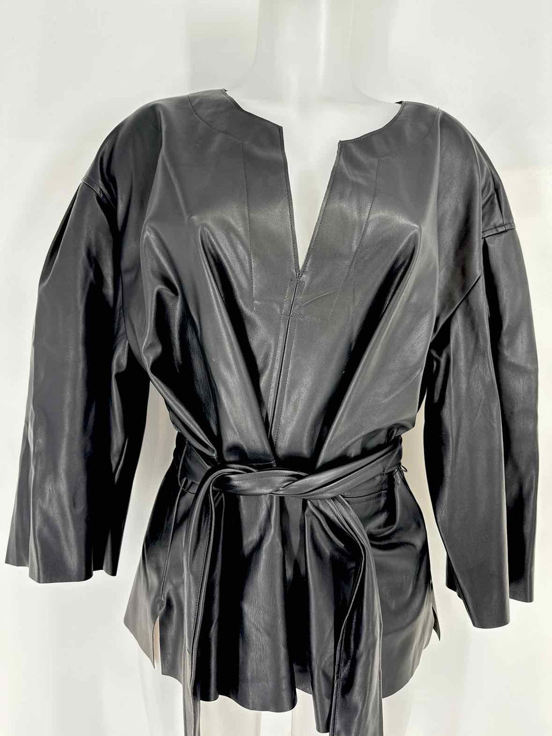 Size XL Banana Republic Black Leather Shirt