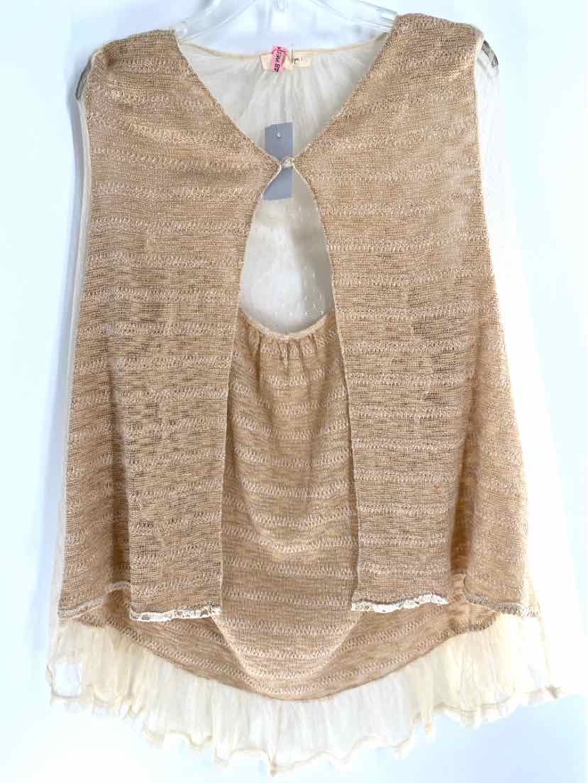 Size XL Beige Shirt