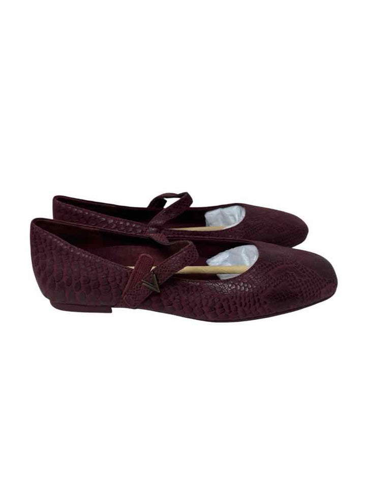 Shoe Size 8 VIONIC Burgundy Flats