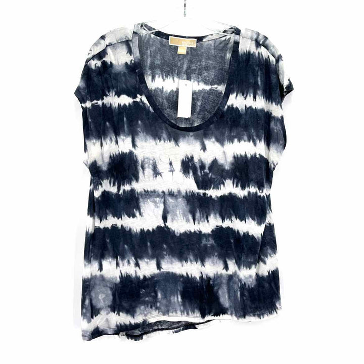 Size L Michael Kors Blue Print Shirt