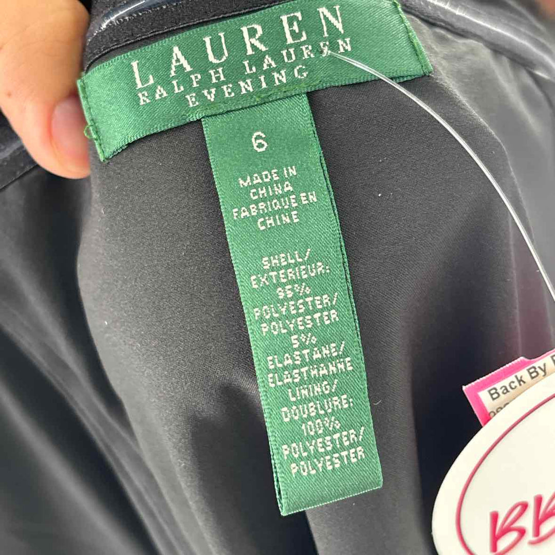 Size 6 RALPH LAUREN Black Dress