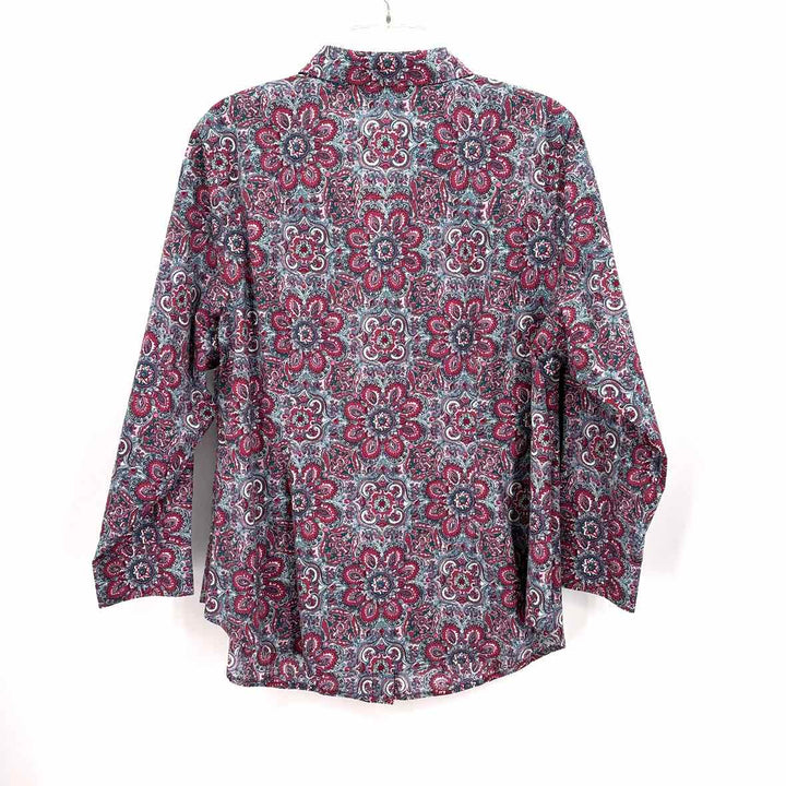 Size 18 Talbots Multi-Color Shirt