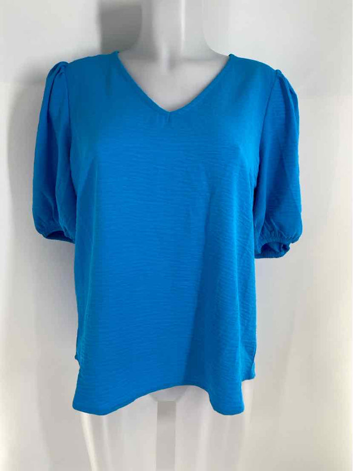 Size M ZENANA Blue Shirt