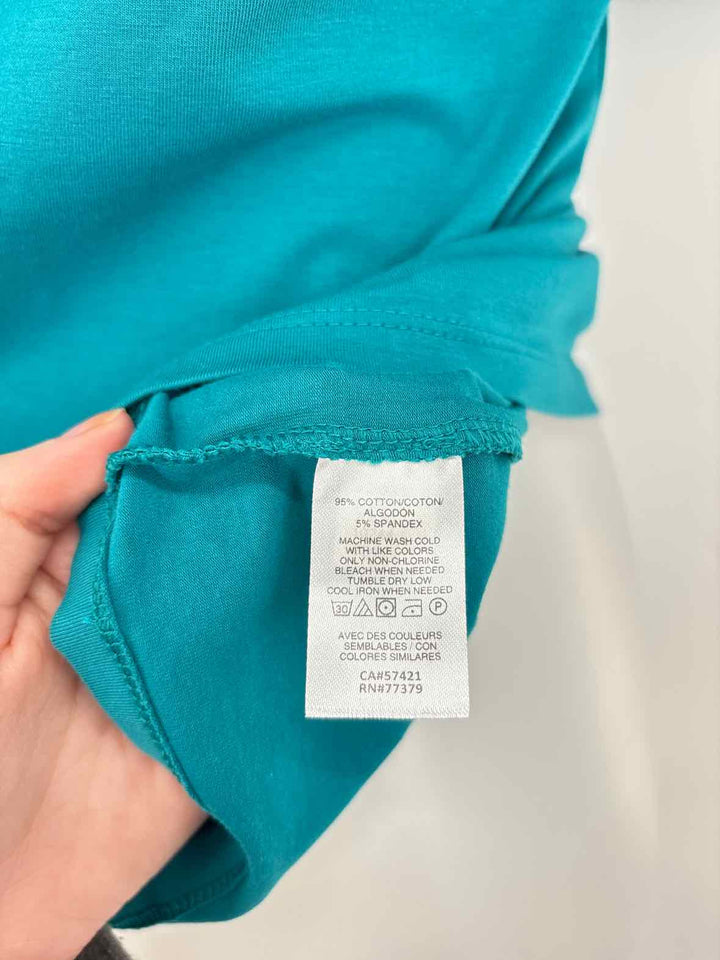 Size XS Ann Taylor Teal Shirt