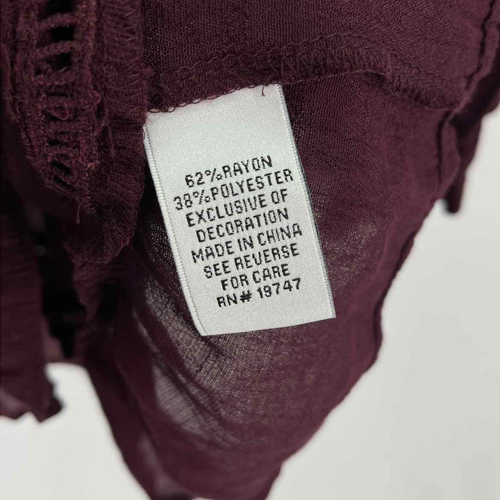 Size 2X COUNTERPARTS Purple Shirt