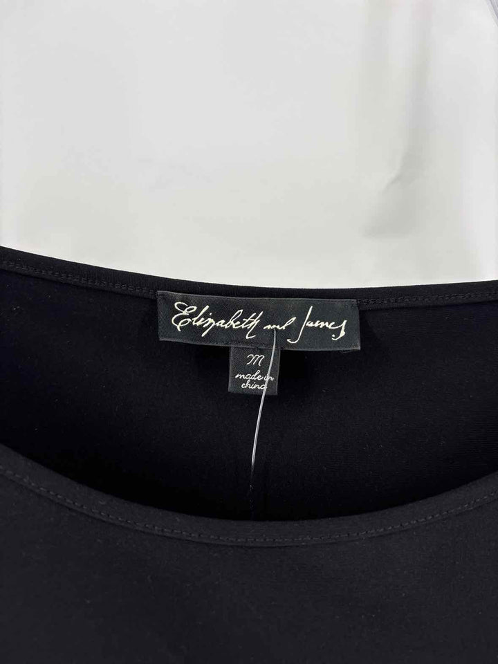 Size M ELIZABETH AND JAMES Black Dress