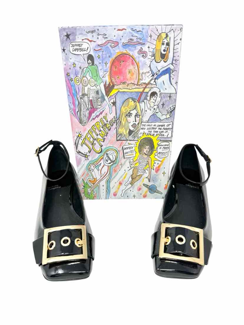 Shoe Size 9.5 JEFFREY CAMPBELL Black Flats