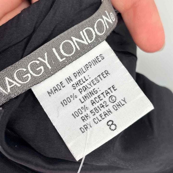 Size 8 MAGGY LONDON Black Dress