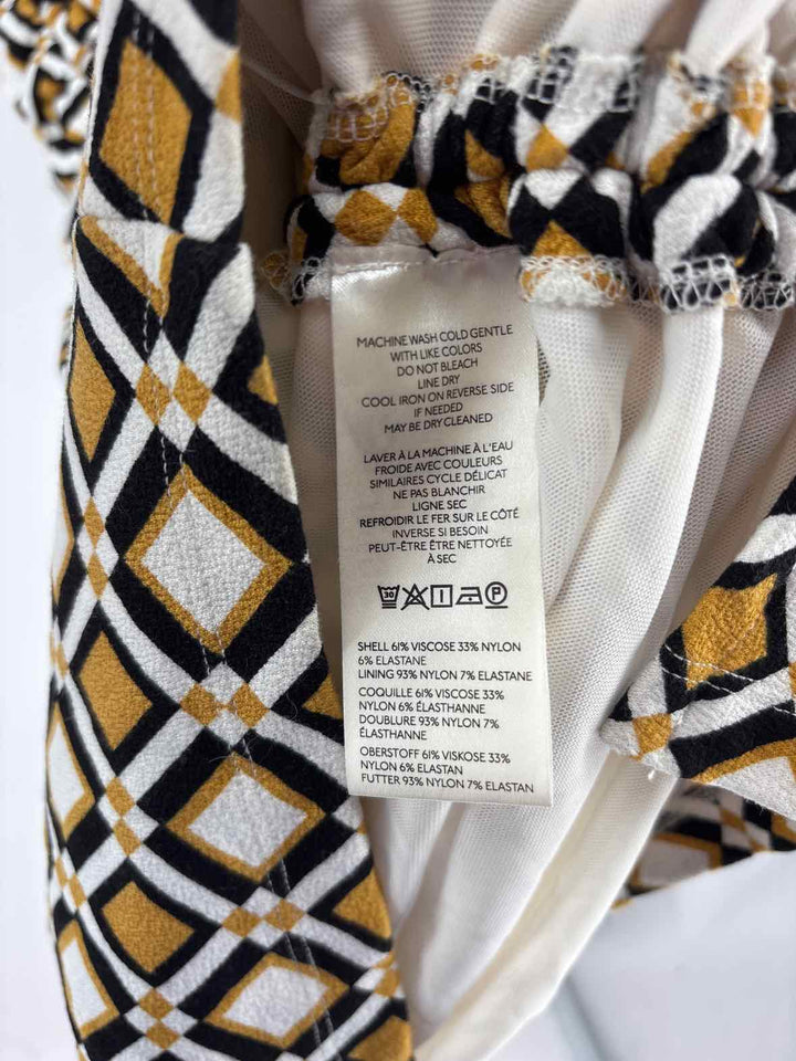 Size S Anthropologie Mustard Dress