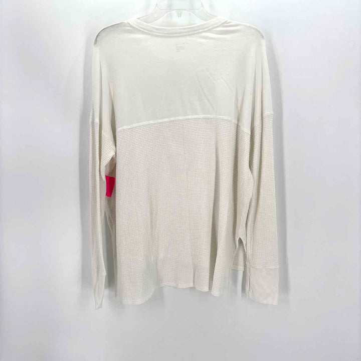 Size M AERIE White Thermal Shirt