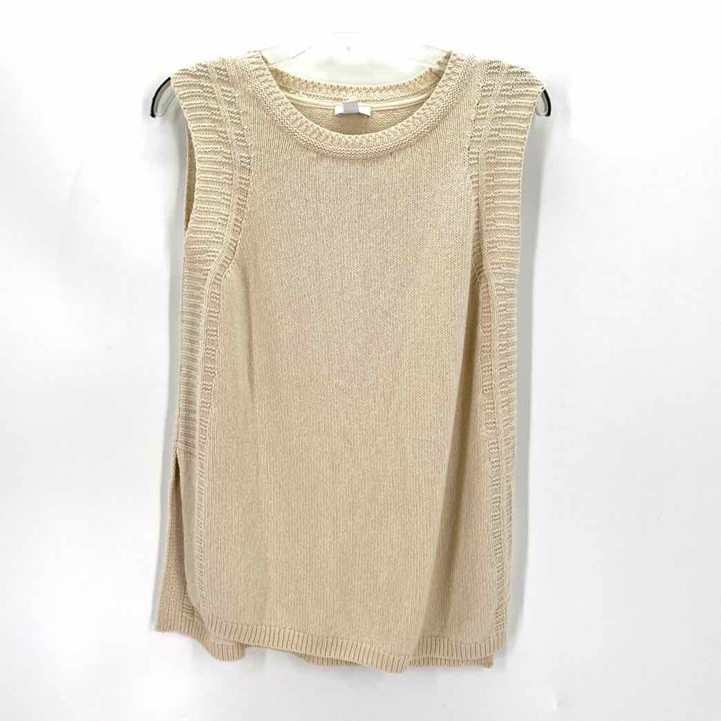 Size M J JILL Cream Vest