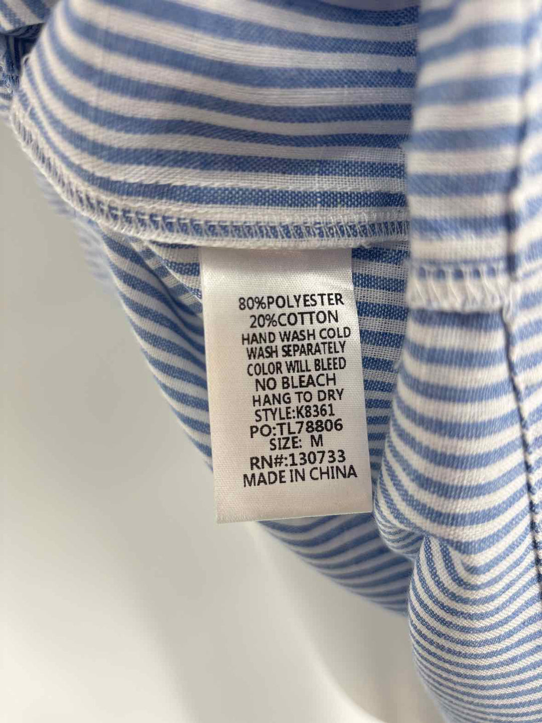 Size M Umgee Blue Print Dress
