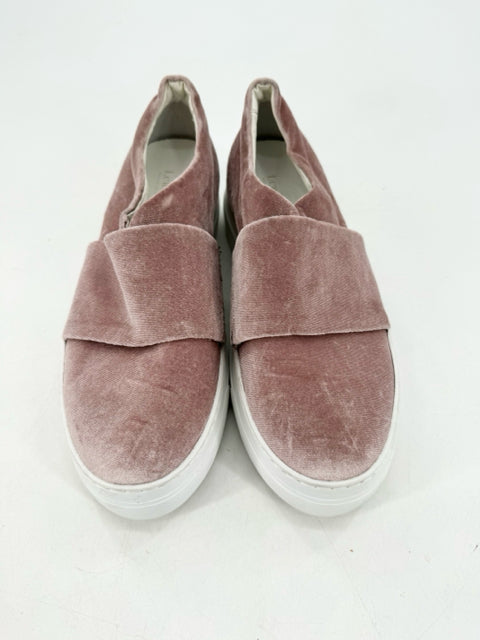 Shoe Size 37 Mauve Velour Flats