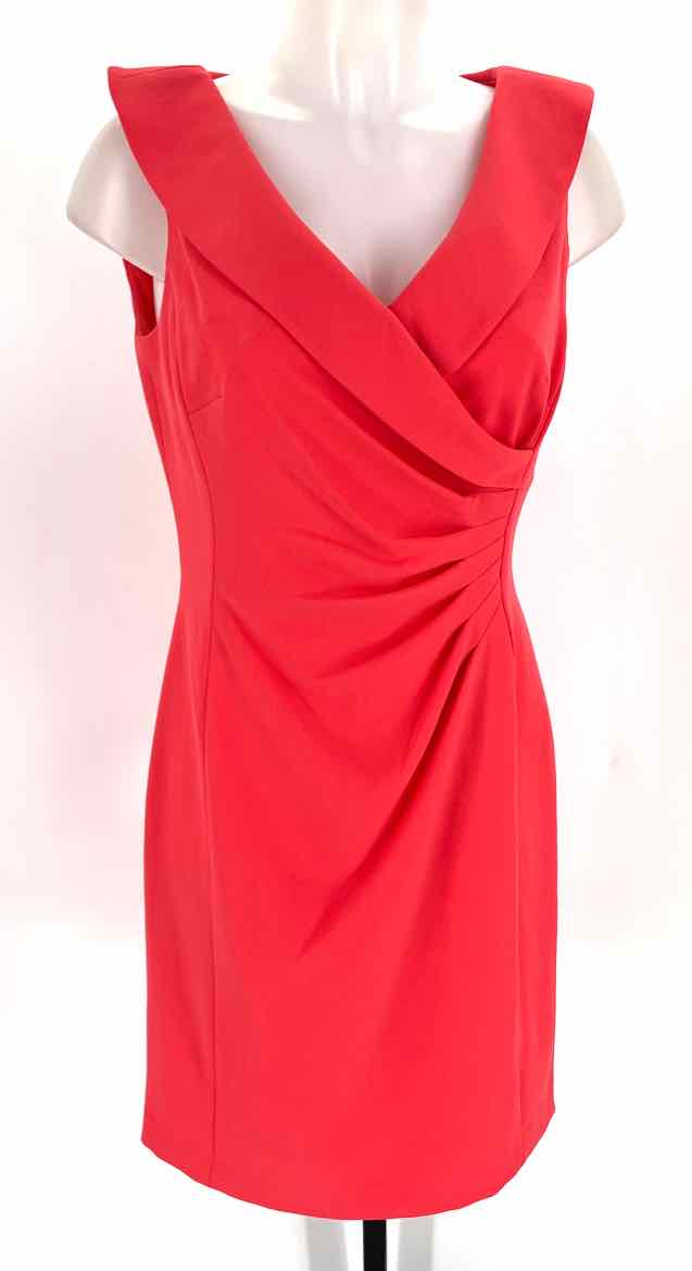 Size 6 TAHARI Coral Dress