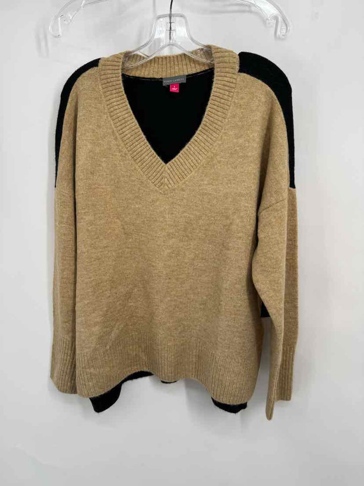 Size L Vince Camuto Tan Sweater