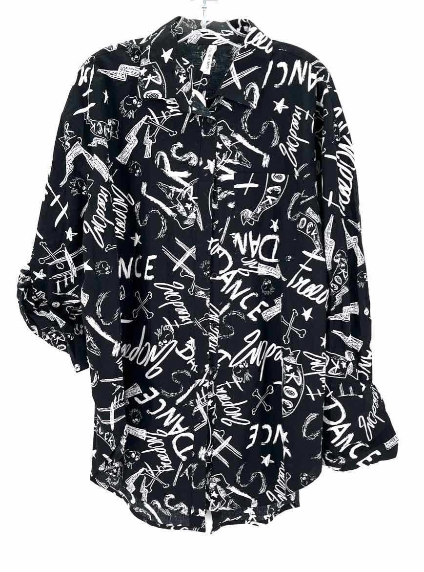 Size L Multi-Color Knit Shirt