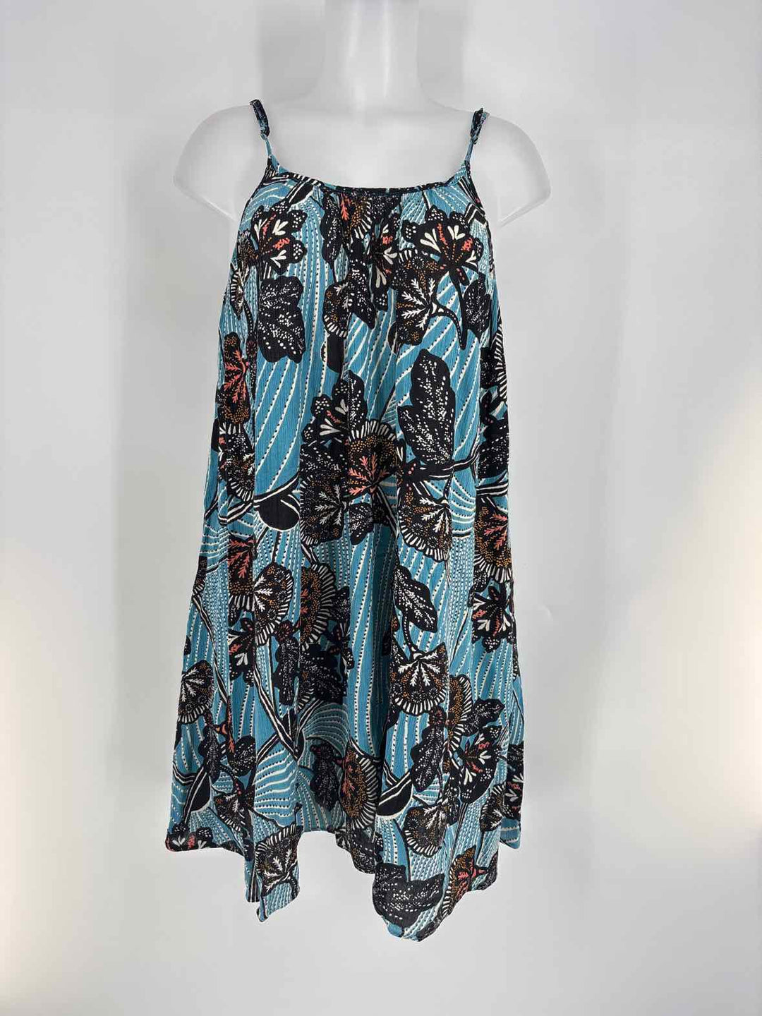 Size XS Anthropologie Blue Print Dress