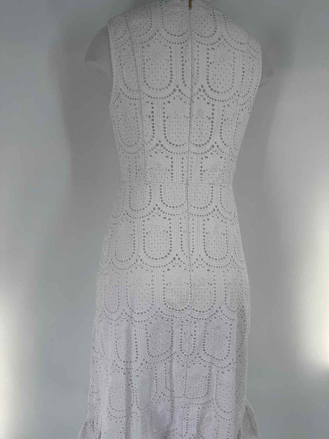 Size 8 DRAPER JAMES White Crochet Shirt