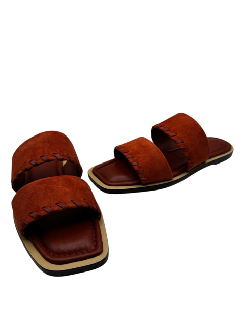 Shoe Size 38.5 LAFAYETTE Burnt Orange Sandals
