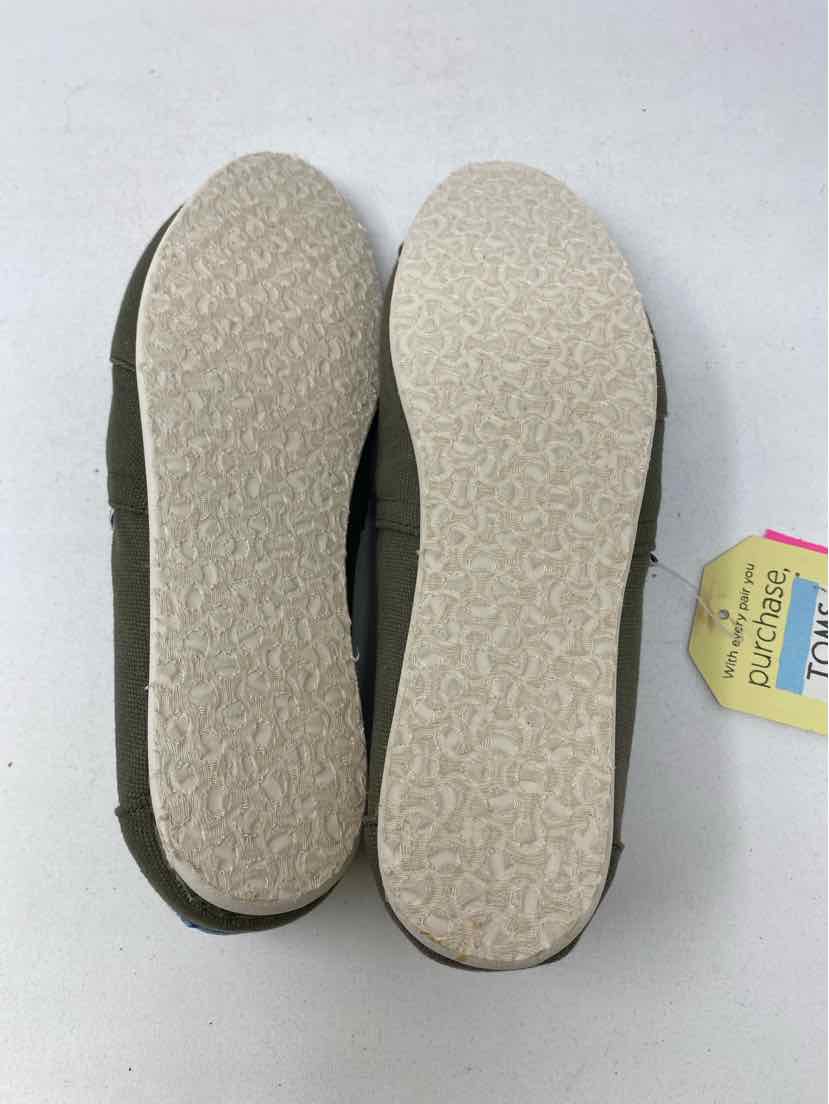 Shoe Size 6.5 Toms Green Flats