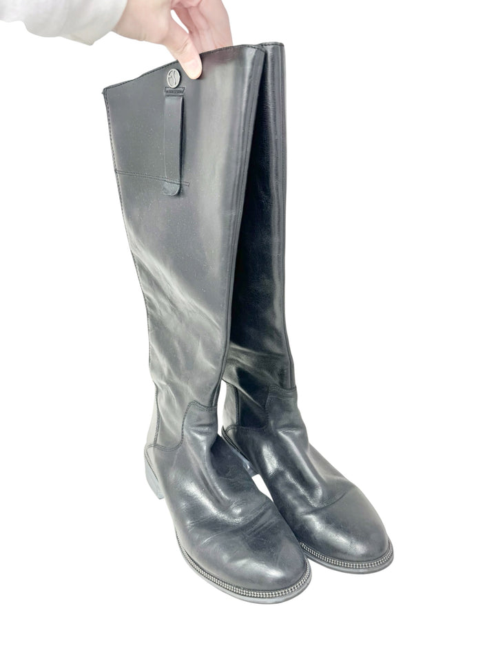Shoe Size 9 FRANCO SARTO Black Boots