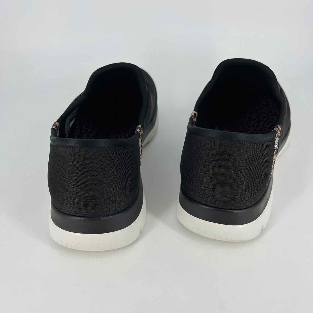 Shoe Size 7.5 Sketchers Black Knit Sneakers