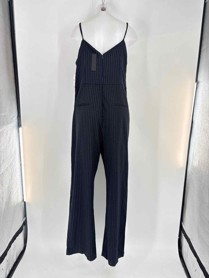 Size 14 Anthropologie Navy Print Pants