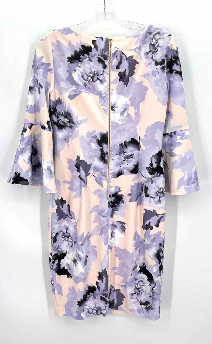 Size 8 Calvin Klein Peach Dress