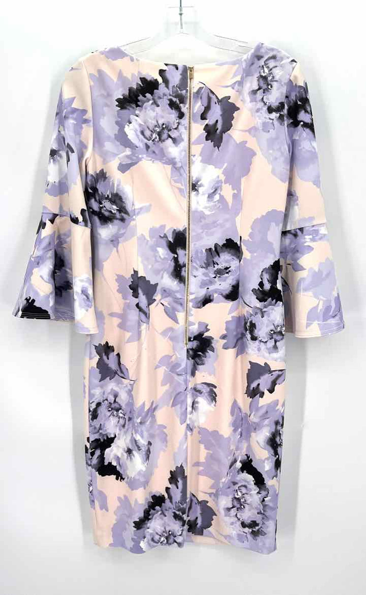 Size 8 Calvin Klein Peach Dress