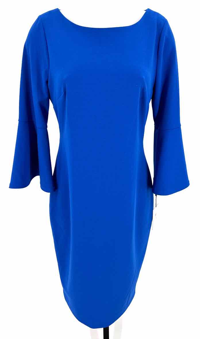 Size 10 Calvin Klein Blue Dress