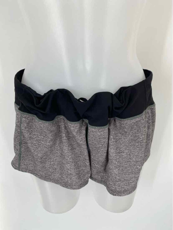 Size 10 Lululemon Black Print Shorts
