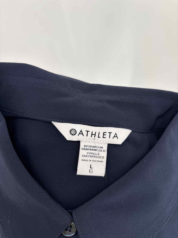 Size L Athleta Navy Shirt