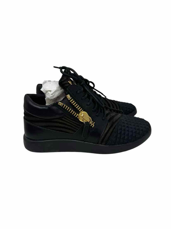 Shoe Size 38 GIUSEPPE ZANOTTI Olive Suede Luxury - Sneakers