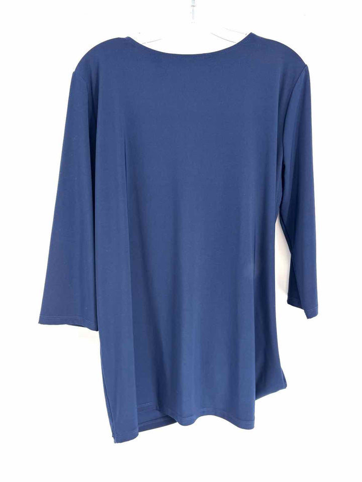 Size L LISETTE Navy Shirt