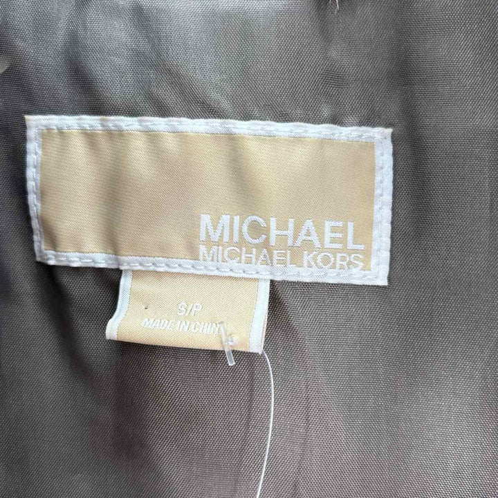 Size S Michael Kors Brown Print Vest