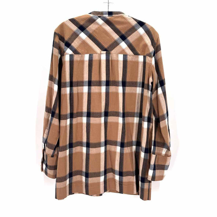 Size 10 DEREKK CROSBY Tan Shirt