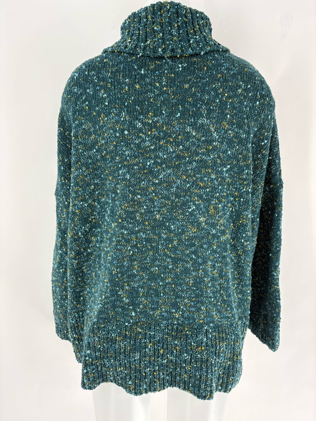Size 3X J JILL Green Knit Sweater