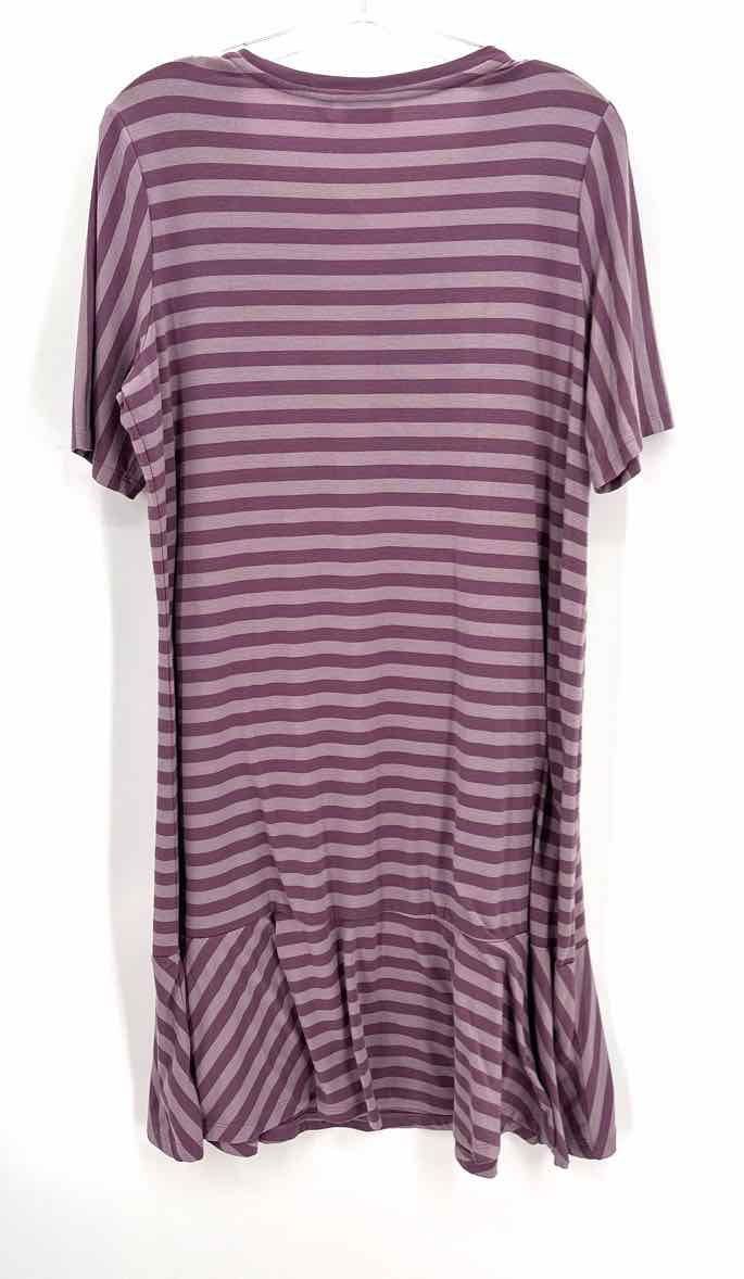 Size L LOGO Purple Dress