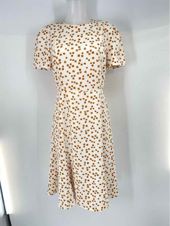 Size 4 MM LAFLEUR Cream Dress