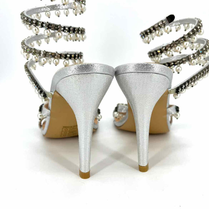 Shoe Size 40 Silver Heels