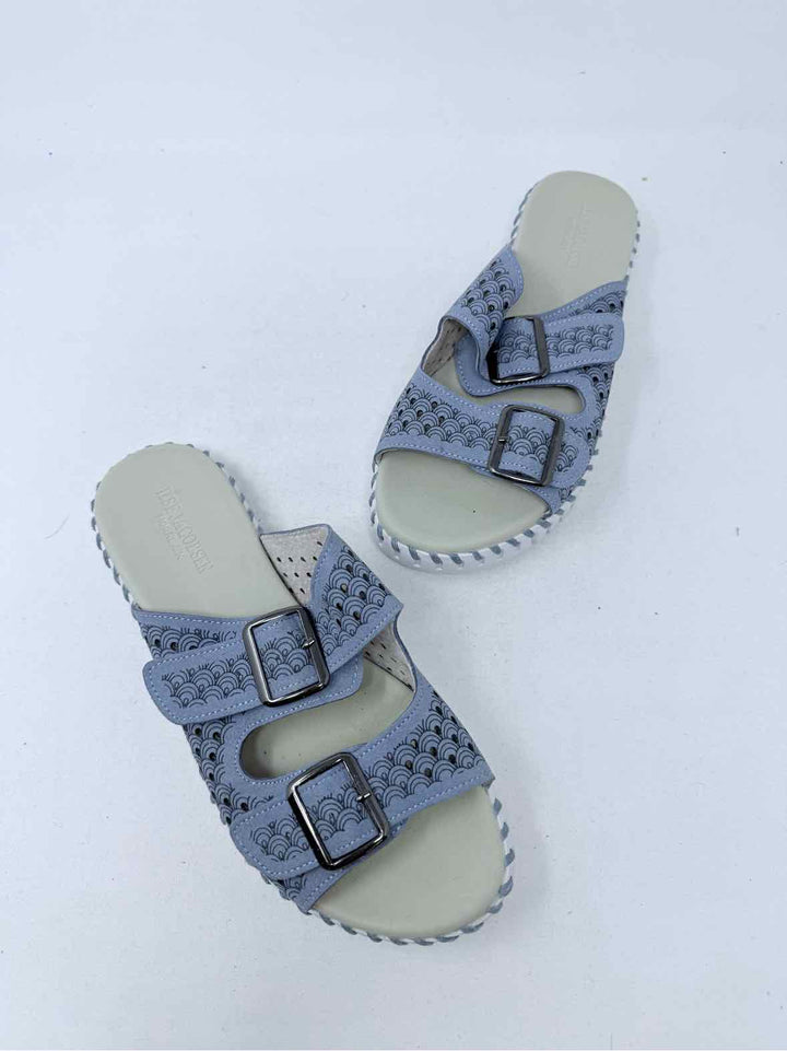 Shoe Size 37 ILSE JACOBSEN Blue Sandals