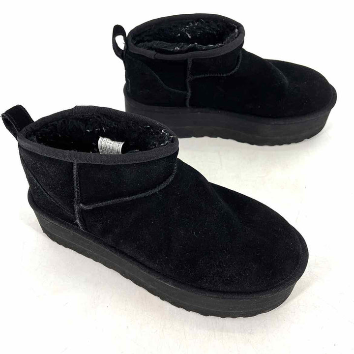 Shoe Size 10 Ugg Black Leather Boots