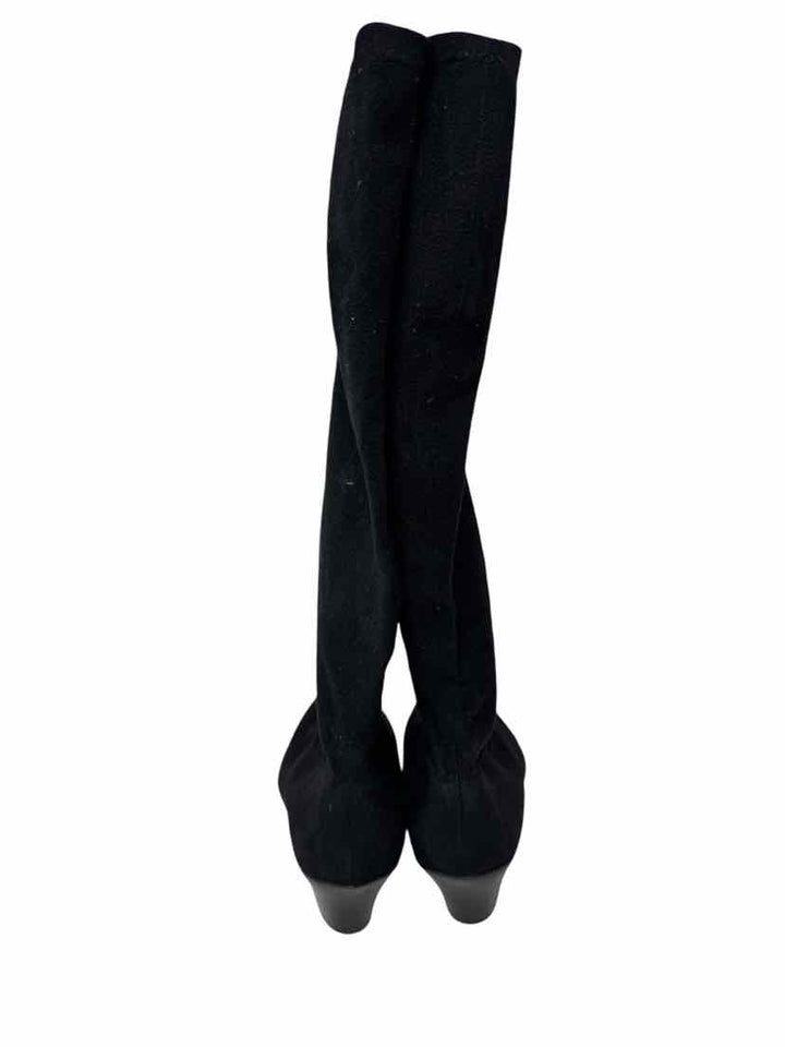Shoe Size 7.5 MUNRO Black Suede Boots