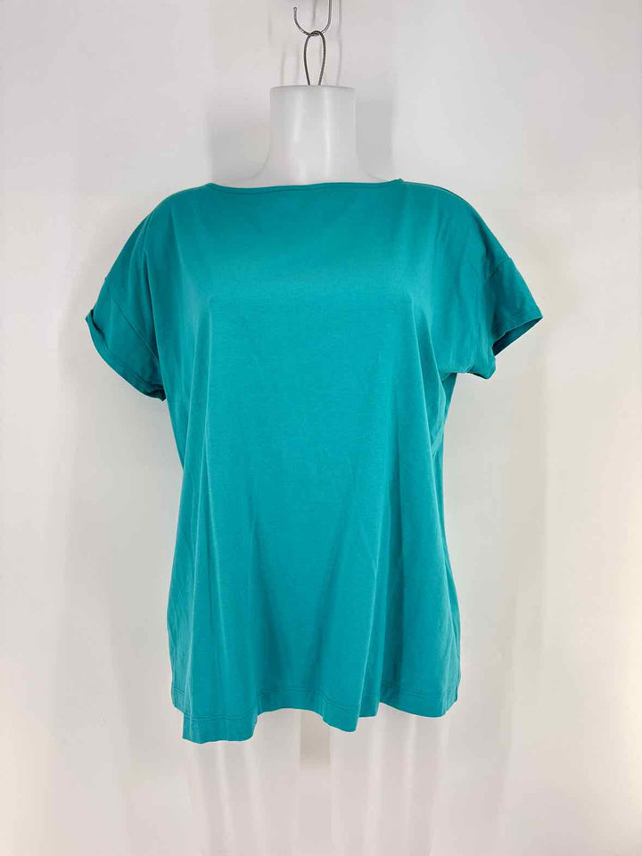 Size L J JILL Teal Shirt