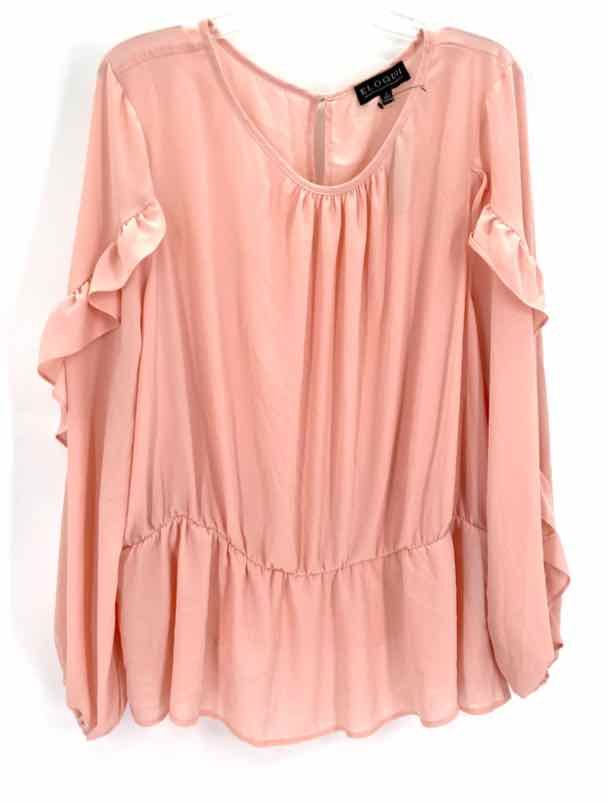 Size 24 ELOQUII Pink Shirt