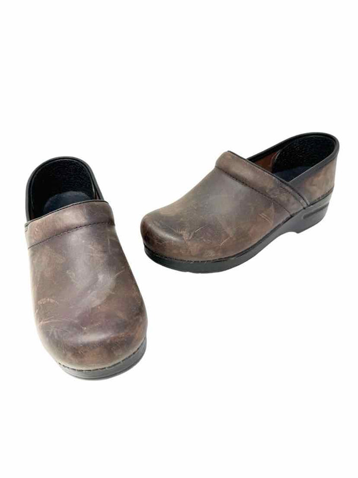 Shoe Size 39 DANSKO Brown Leather Mules