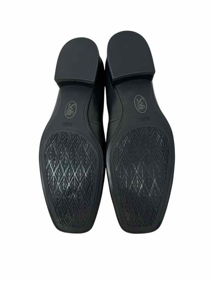 Shoe Size 9.5 SOFFT Black Leather Flats